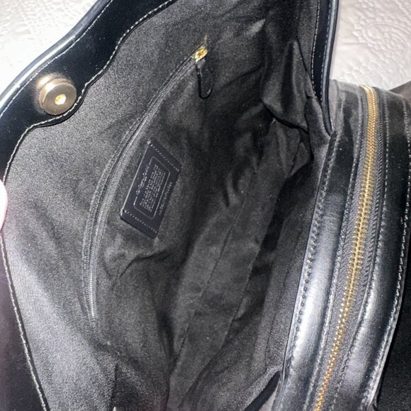 Coach Hallie Signature Canvas Shoulder Bag - Picture 12 of 16